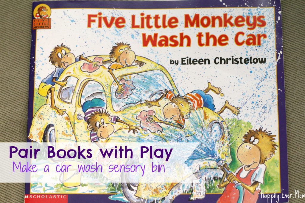 Pair Books with Play: Five Little Monkeys and a Sensory Bin