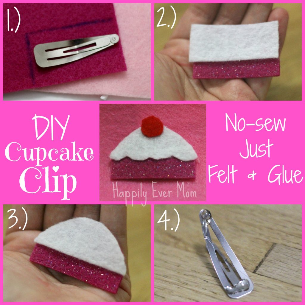 DIY Cupcake Clip from Happily Ever Mom