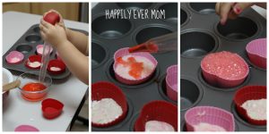 Series of erupting cupcakes from Happilyevermom