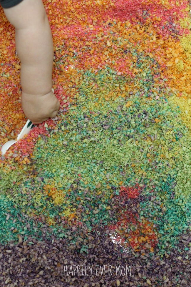 Rainbow Sensory Play for Toddlers, Babies, and Kids