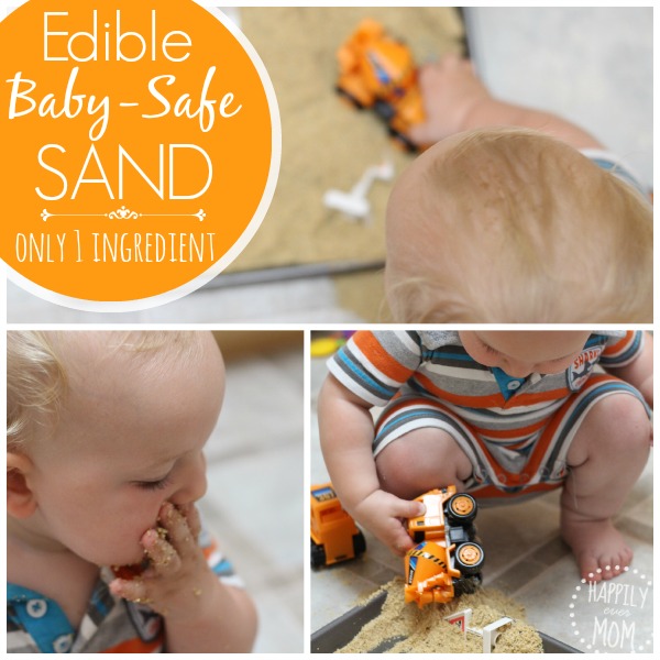 Edible baby safe sand