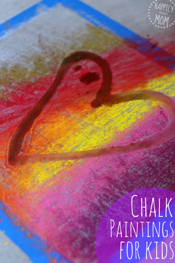 chalk art for preschoolers with water and brushes