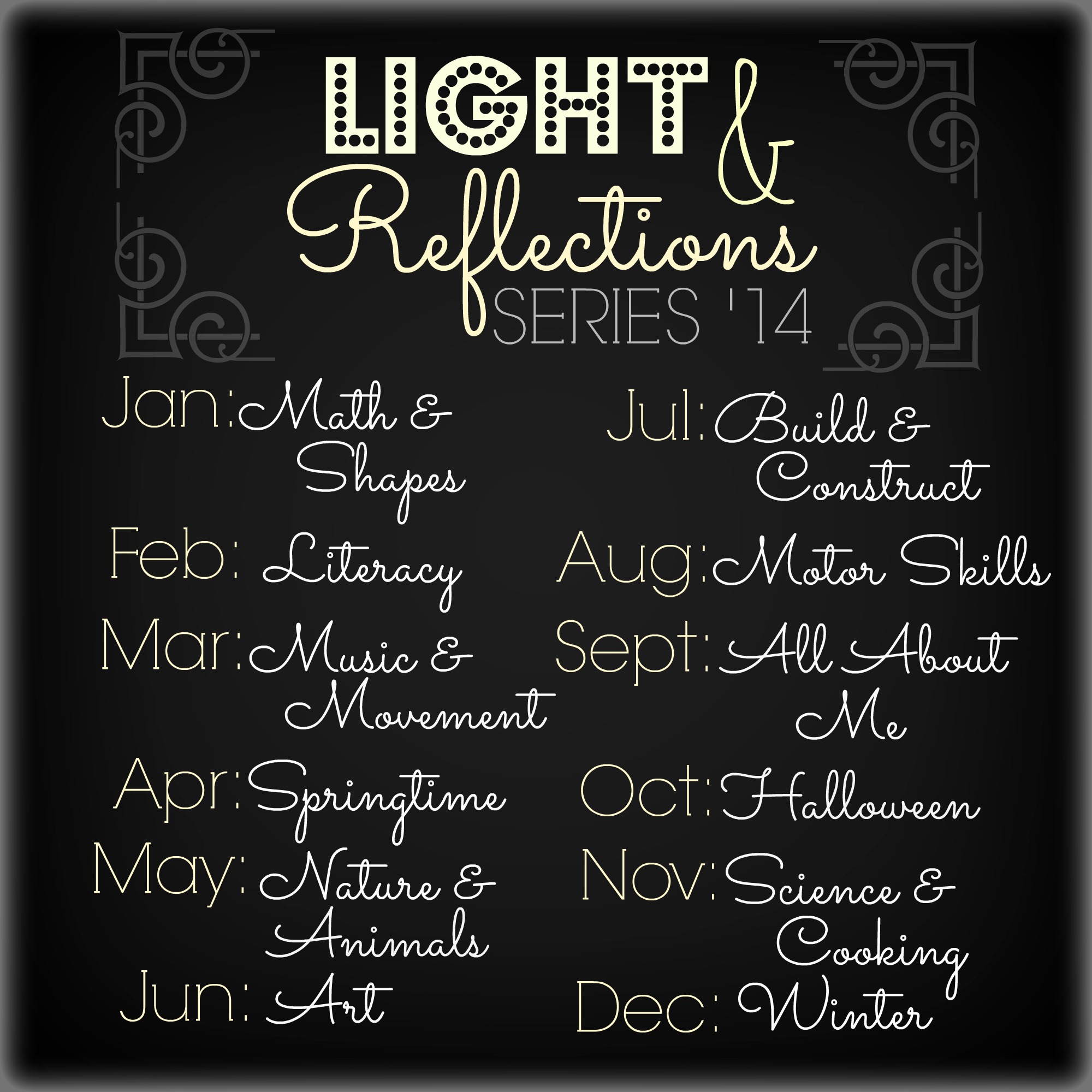 Light and reflection series for 2014