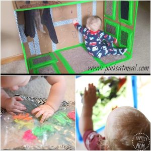 Sensory activities for babies to touch!