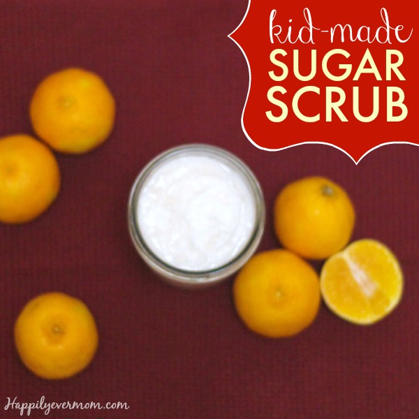 easy sugar scrub recipe that kids can make 