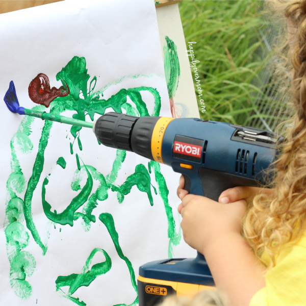 Action Art review and an amazing way to paint with kids!