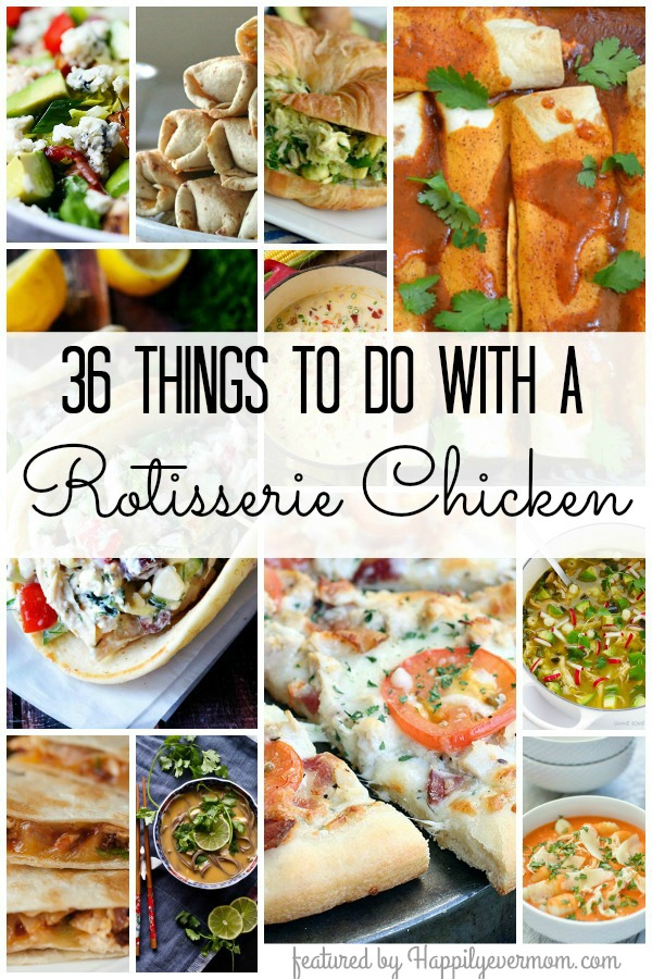 Amazing recipes with a Costco Rotisserie Chicken! SO yummy!