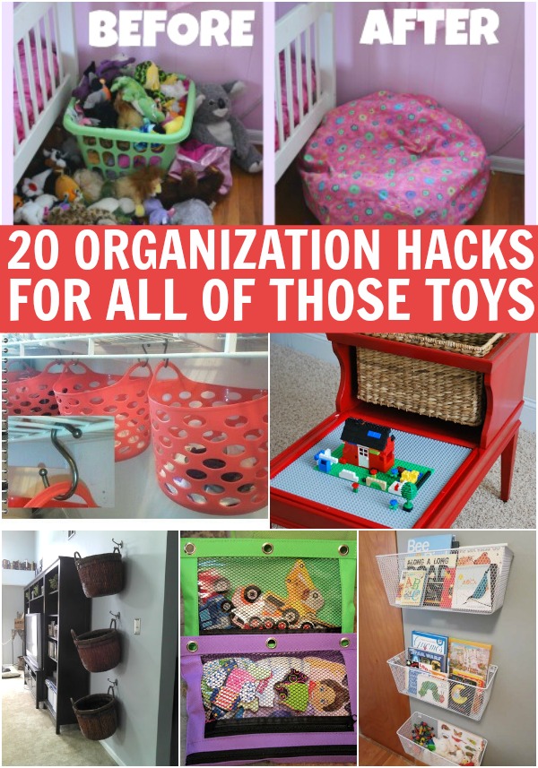 These organization hacks for kid's toys is all you'll ever need to organize everything in your house! These organization hacks are simple, but oh-so smart.